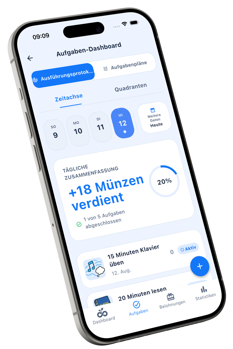 Gewohnheits-App für Kinder—Routinen, die bleiben