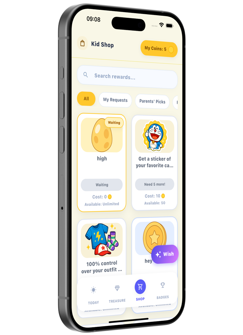 Coins and Rewards
