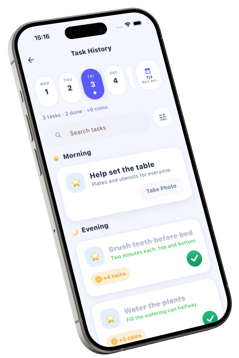 Kids habit app for routines that stick